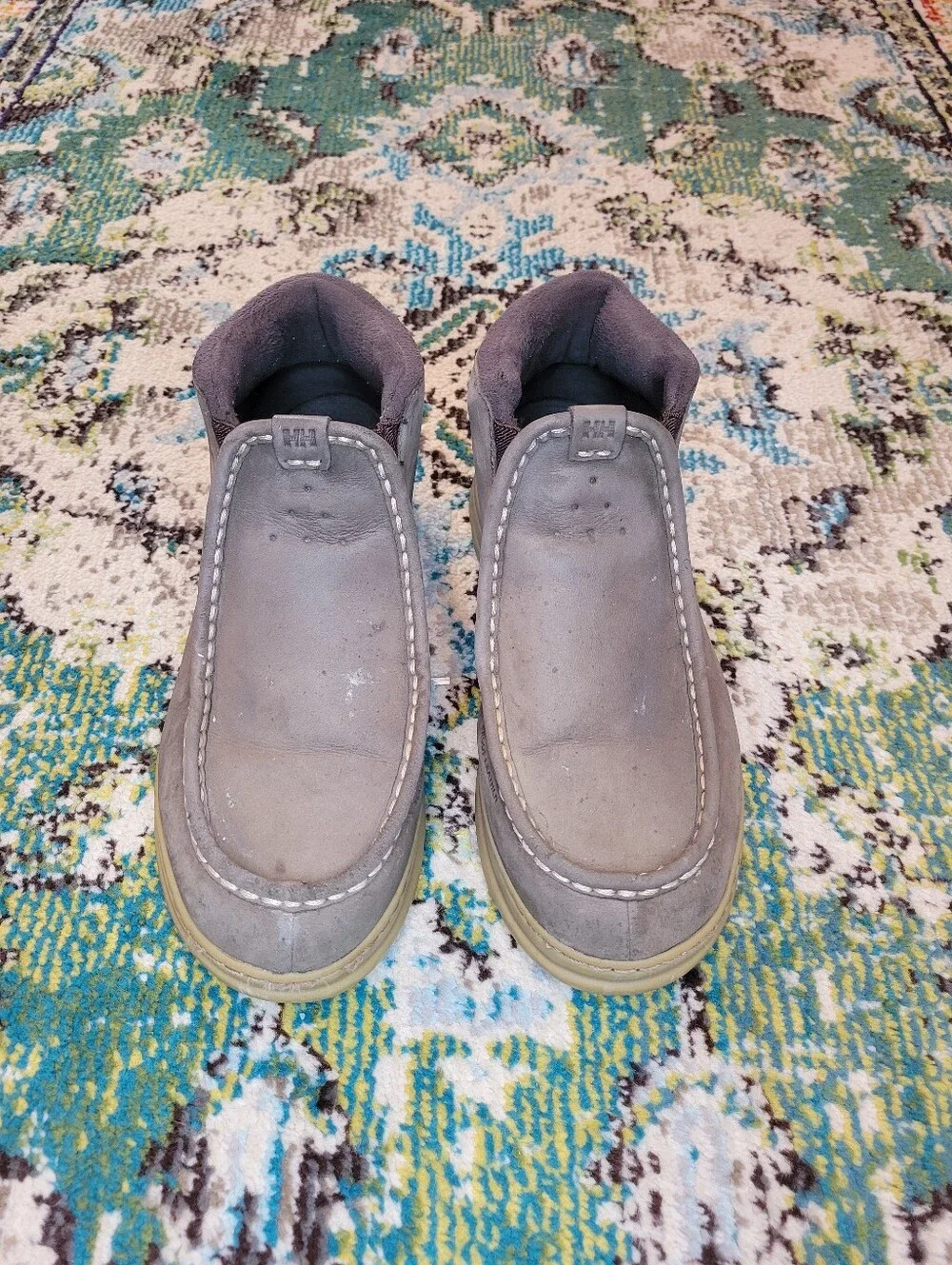 Helly Hansen Brown Leather Suede Slip On Comfort Boot, Size Mens 12